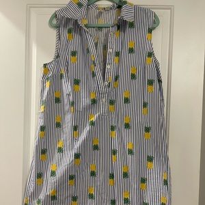 COLLARED PINEAPPLE DRESS